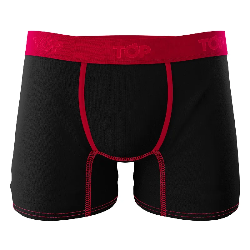 Boxer Medio Algodon Diseño Lineas Pack 3 C1 22