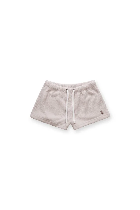 Luxe Plush Fleece 2"" Short Shorts - Champagne