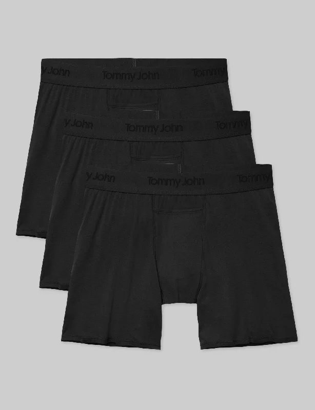 Second Skin Relaxed Fit Boxer 6"" (3-Pack)