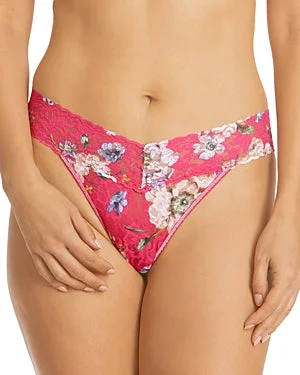 Hanky Panky Printed Signature Lace Original Rise Thongs