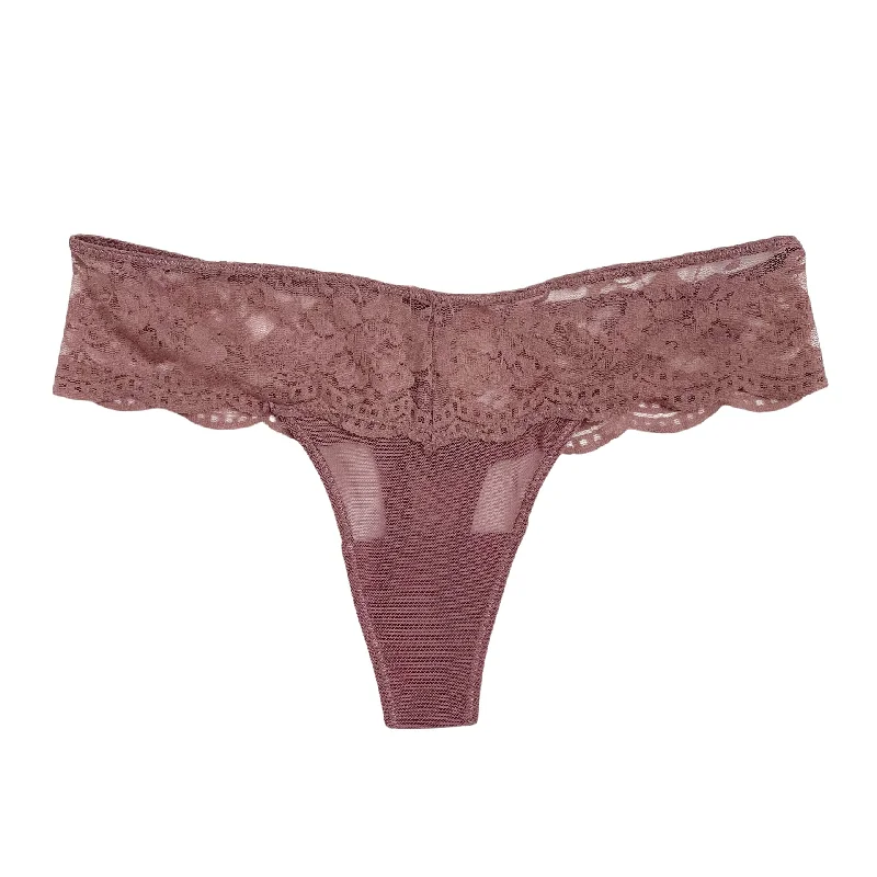 Mauve Floral Lace Panty