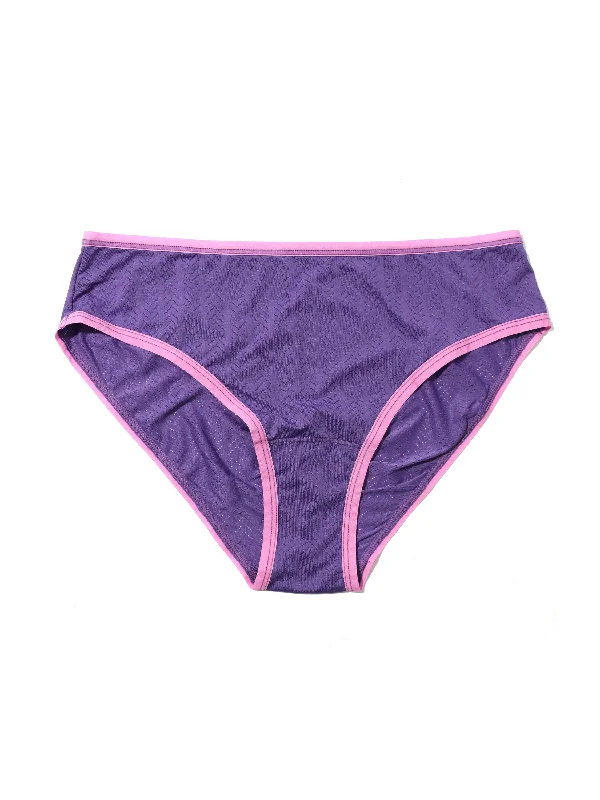 MoveCalm™ Rouched Brief Acai Berry Purple