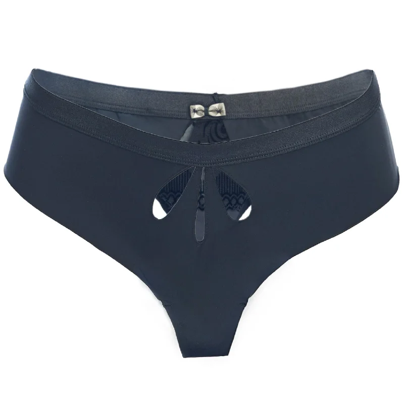 Movens Non-VPL Mid Rise Thong in Black