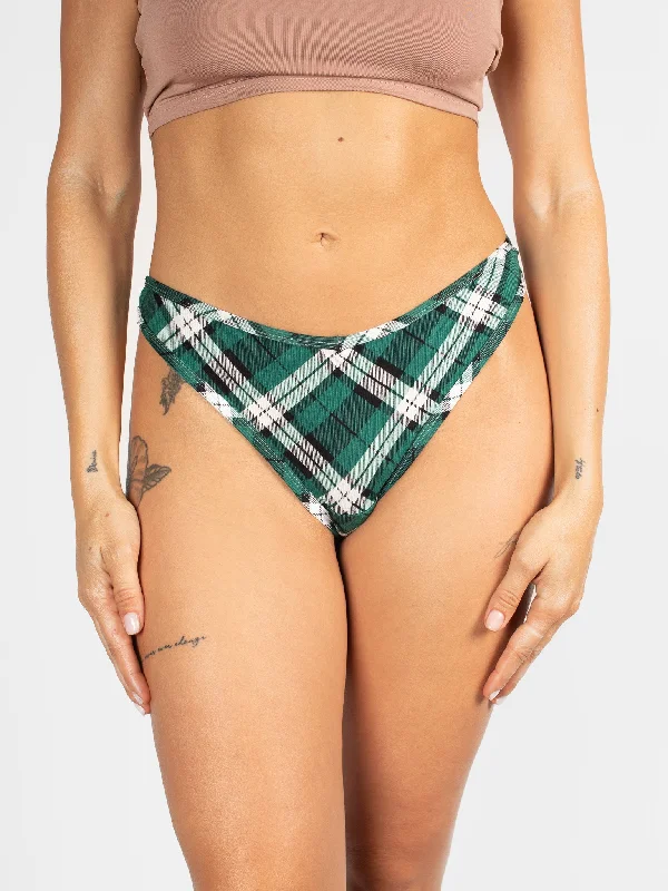 AiraModal™ Tartan Charm Modal Thong