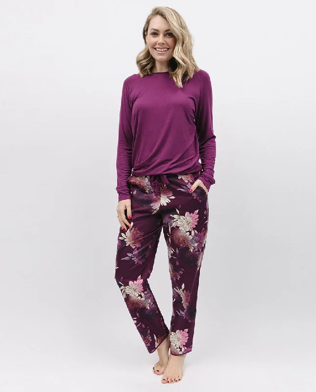 Eve Floral Print Pyjama Bottoms