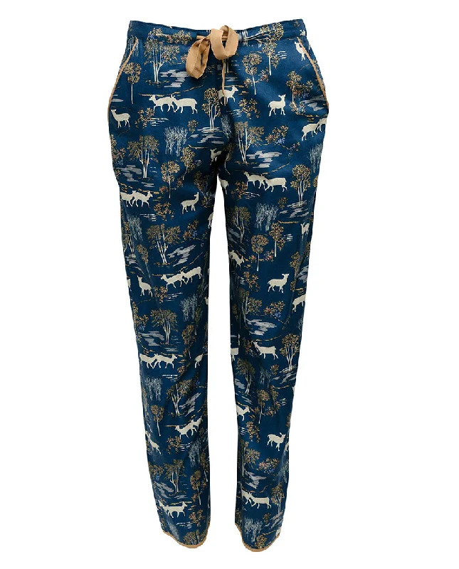 Fawn Woodland Print Pyjama Bottoms