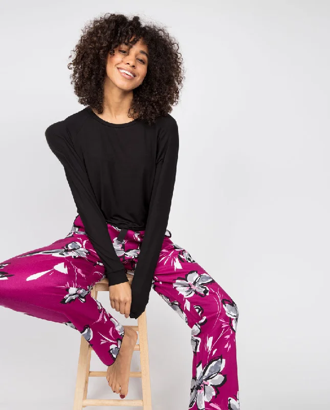 Natasha Floral Print Pyjama Bottoms