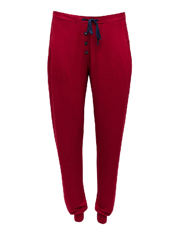 Red Jersey Pyjama Bottoms