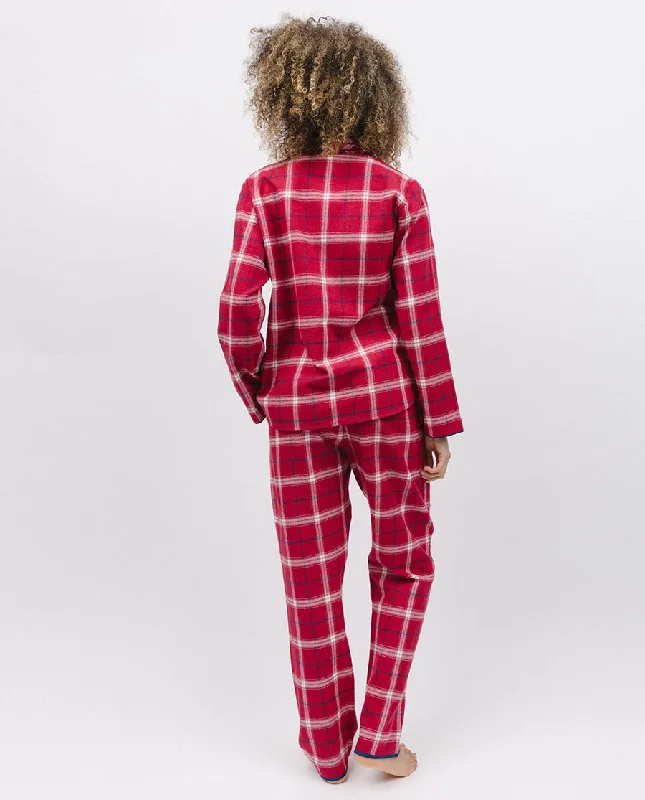 Noél Womens Super Cosy Check Pyjama Bottoms