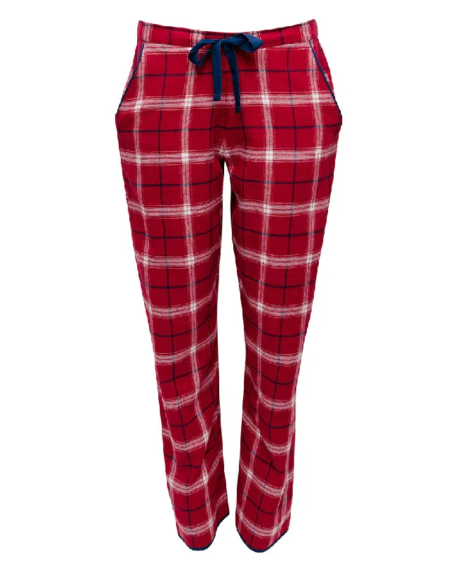 Noél Womens Super Cosy Check Pyjama Bottoms