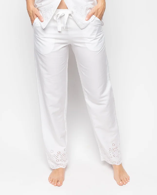 Saskia Embroidered Pyjama Bottoms