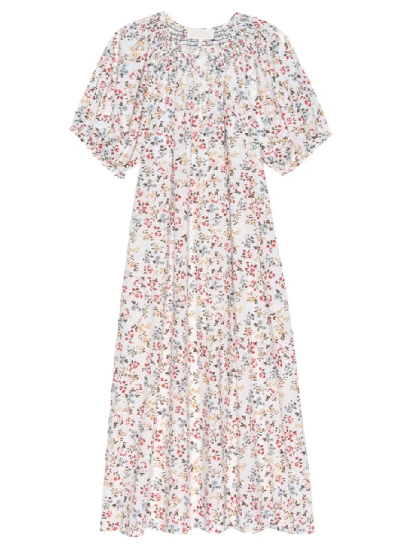 THE GREAT~ Smocked sleep dress Terrace Floral