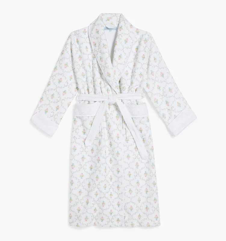 The Hotel Robe - Pastel Trellis