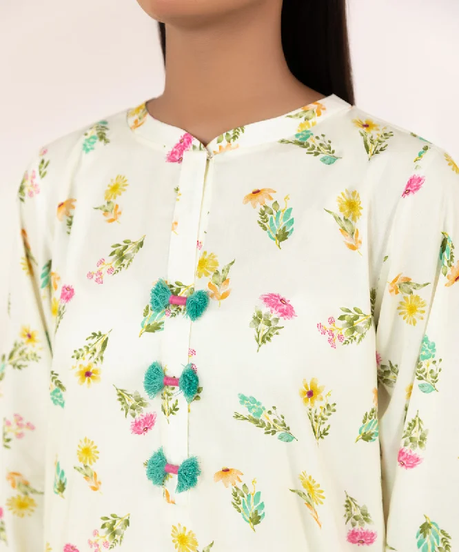 Printed Arabic Lawn Shirt