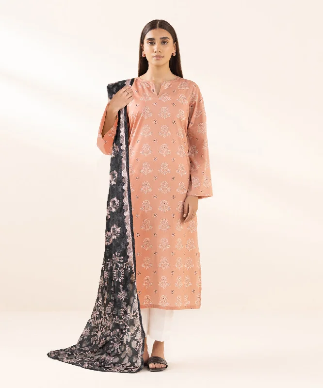 Printed Jacquard Dupatta