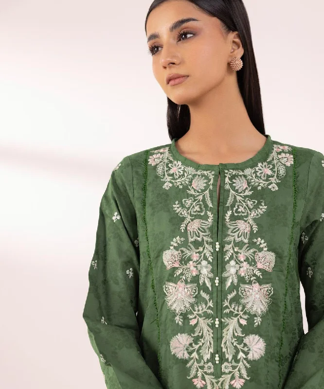 Embroidered Jacquard Shirt