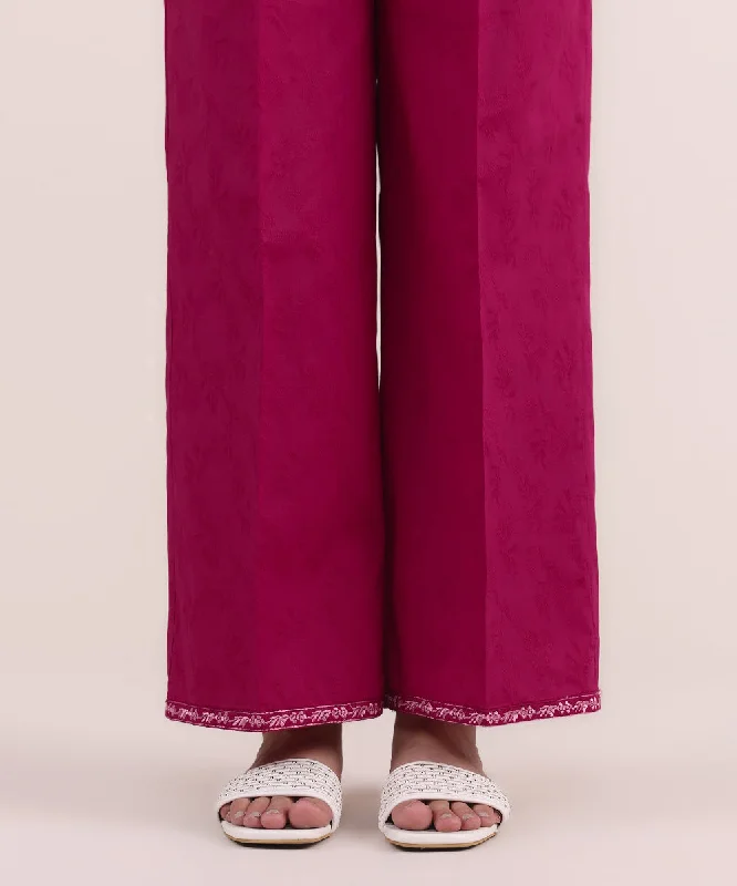 Embroidered Jacquard Culottes