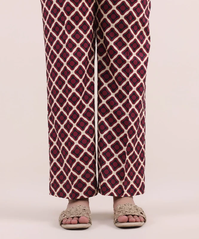 Printed Cotton Viscose Pants