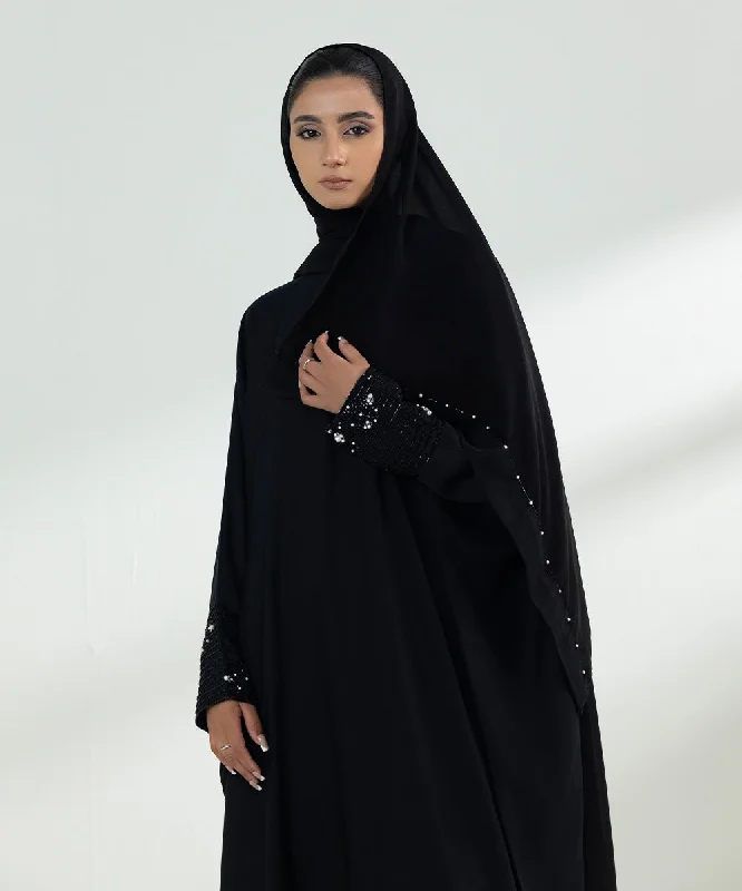 Embellished Kaftan Abaya Set