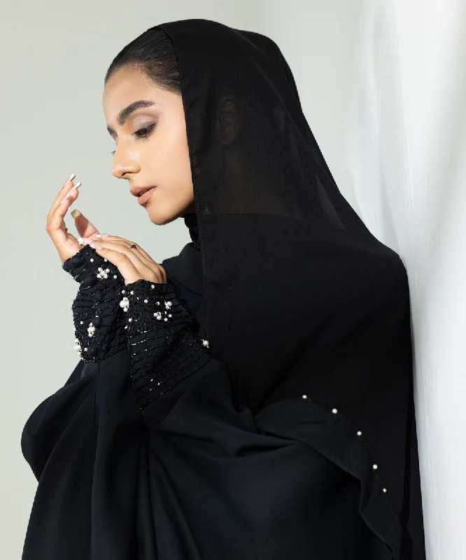 Embellished Kaftan Abaya Set