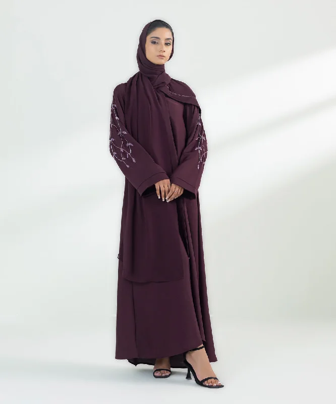 Hand Embellished Abaya Set