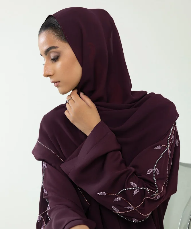 Hand Embellished Abaya Set