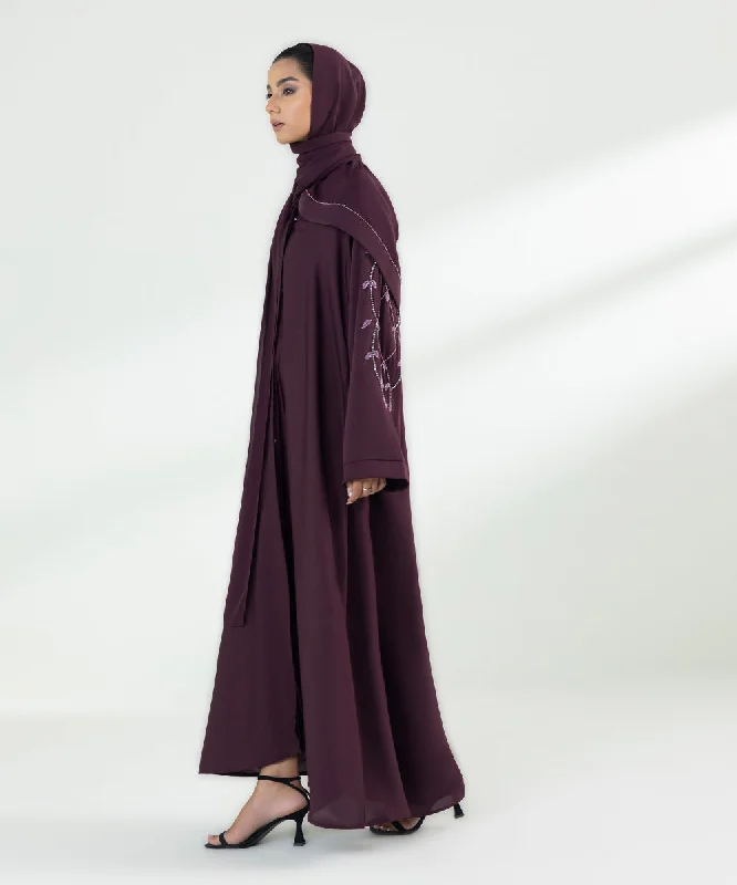 Hand Embellished Abaya Set