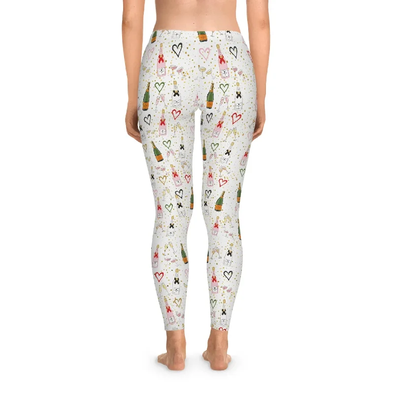 Champagne-themed Bridal collection leggings