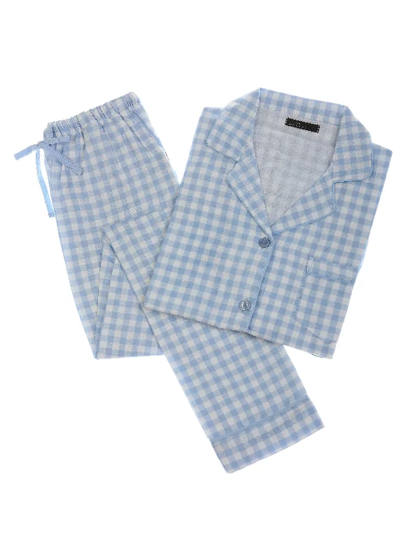 Gingham Blue-White / Small