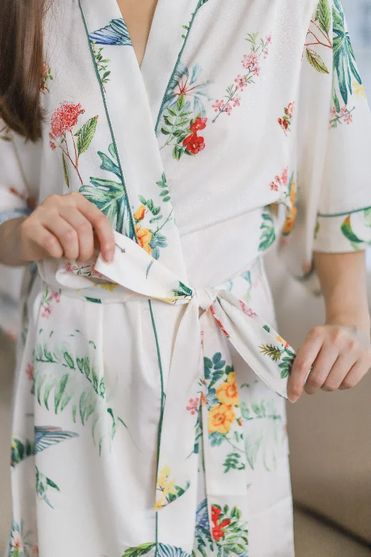 Paradiso Floral Robe