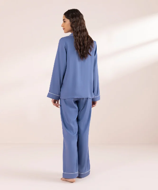 Solid Viscose PJ Set