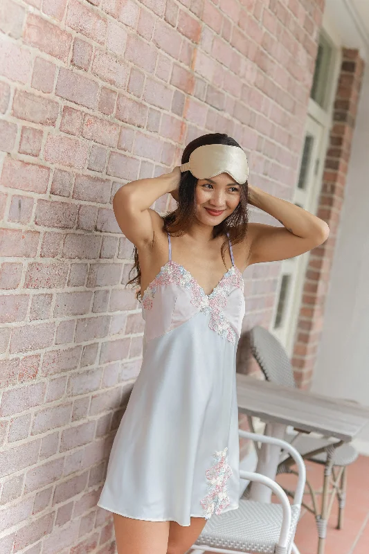 Wisteria Embroidered Slip