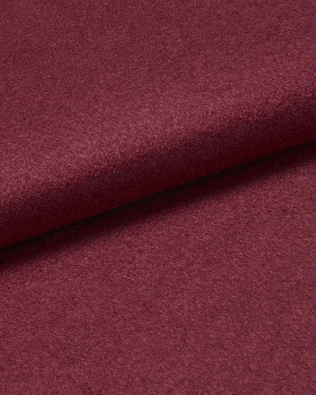 Women's Silk-Lined Cashmere Robe - Claret